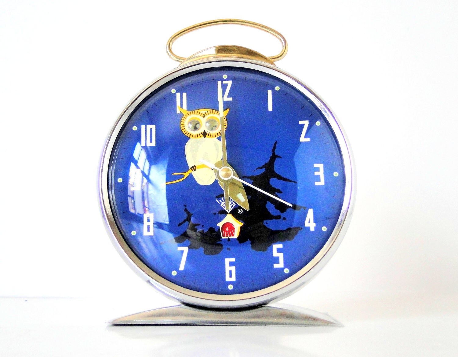 OWL NIGHT DREAMS Special for Kids Old Mechanical Alarm Clock