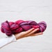 1 ply Lace Weight Kauni Wool Yarn, Hot pink, Candy Pink Lavender Deep Purple FREE SHIPPING WORLDWIDE