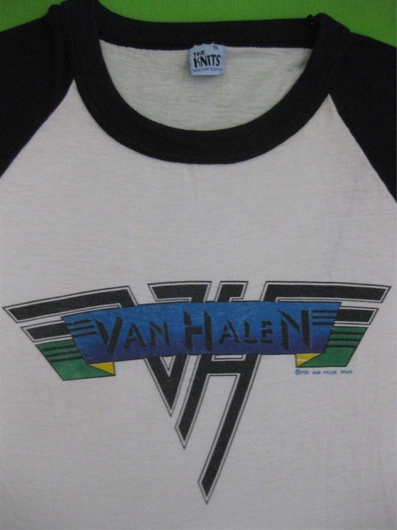 Vintage Van Halen 1980 Tour Shirt Concert Jersey S 