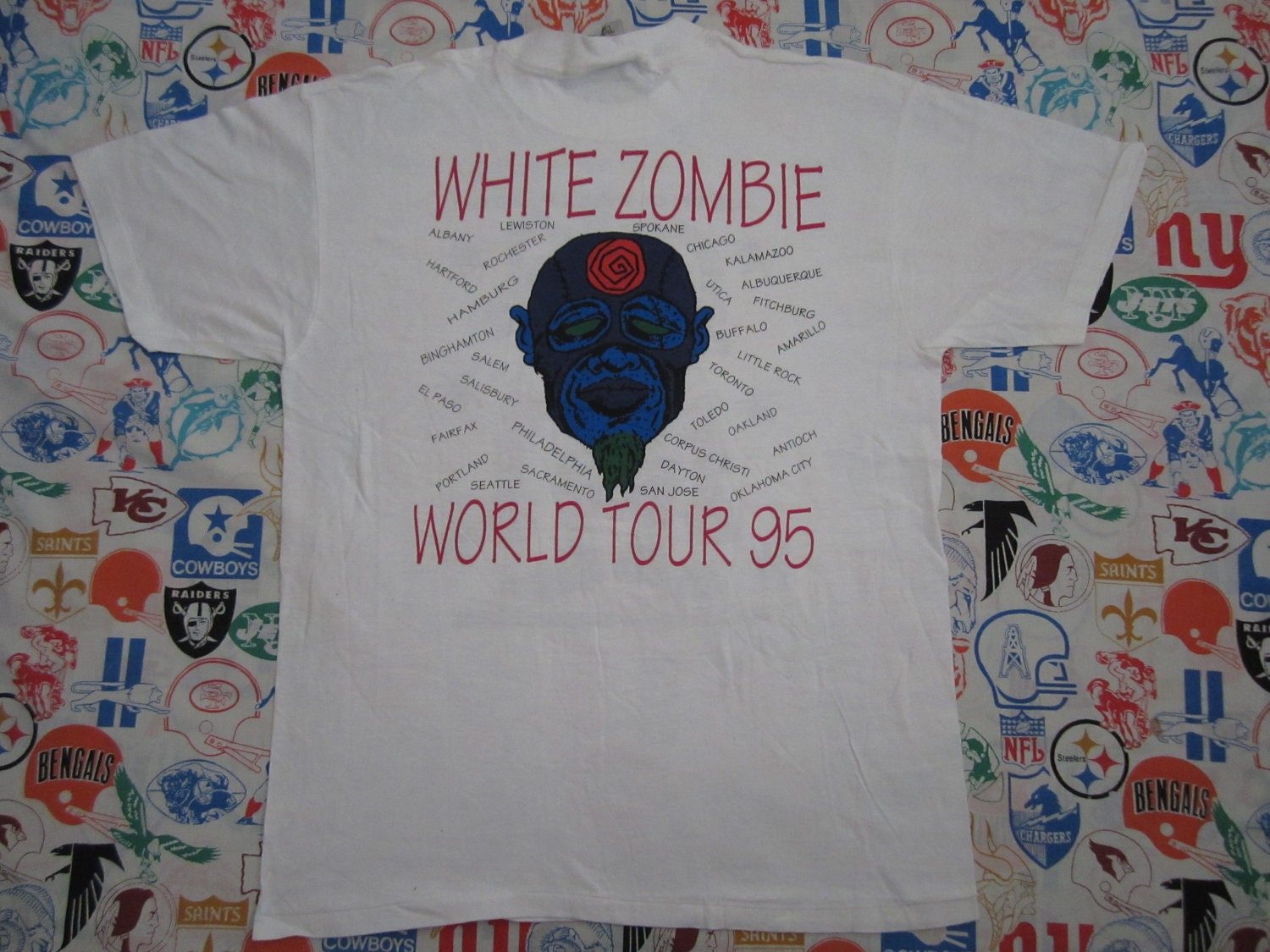 white zombie tour shirt