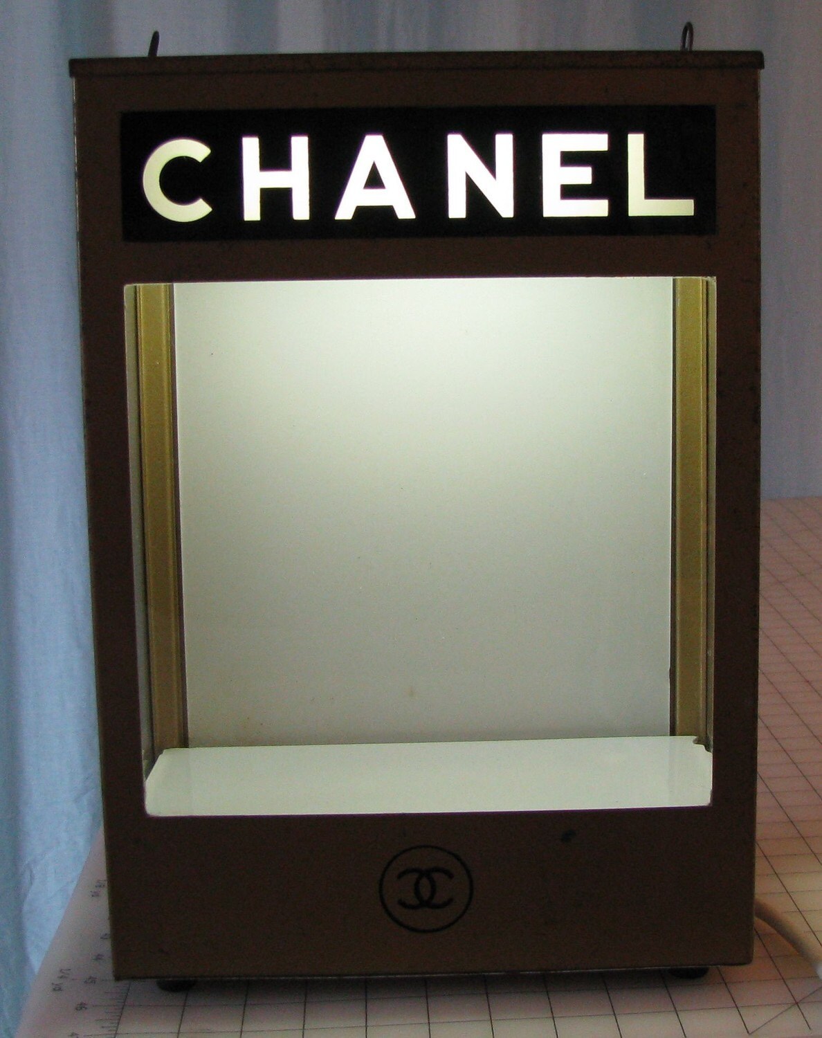 Rare Vintage Chanel Lighted Display Case