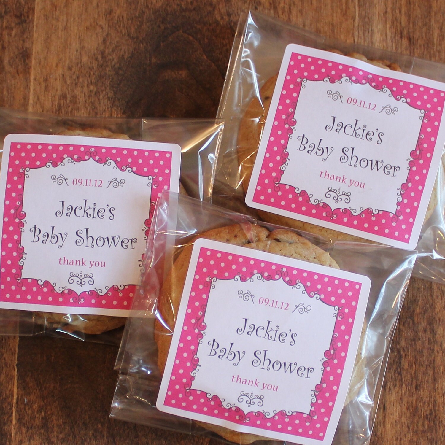 24 Personalized Candy Bags Cookie Bags Breanne by thefavorbox