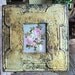 Huge Genuine Antique Ceiling Tin Picture Frame - 8x10