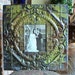 Huge Genuine Antique Ceiling Tin Picture Frame - 8x10