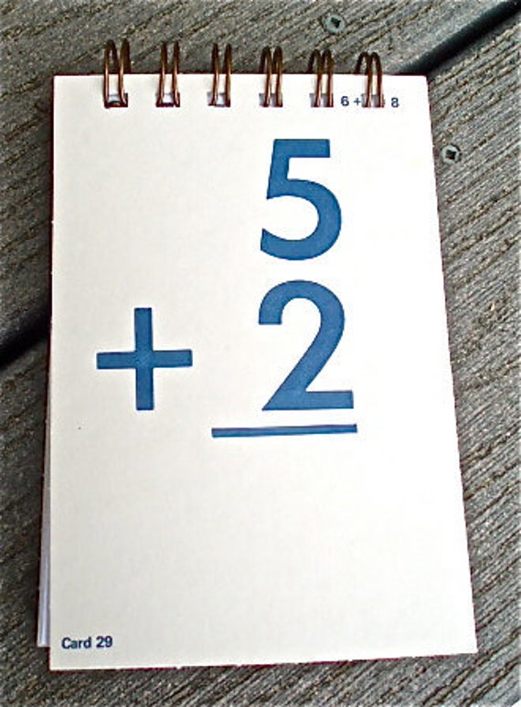 Items similar to Flash Card Notebook on Etsy