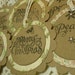 Vintage Inspired Holiday Gift Tags - Set of 6