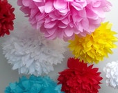 7 Poms ... Choose Your Colors Il_170x135