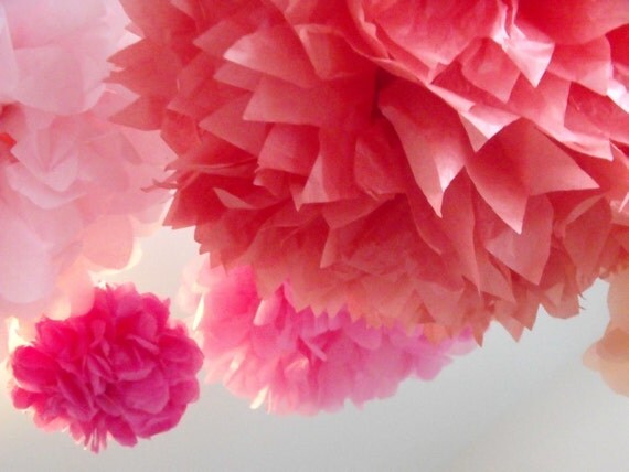 30 Poms .... Pick Your Colors Il_570xn