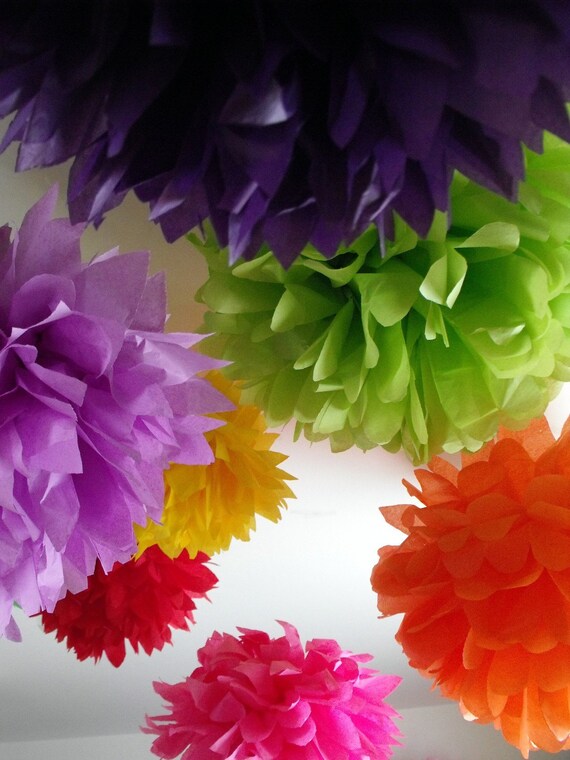 ON SALE 20 Poms ... Pick Your Colors Il_570xn