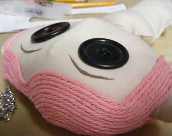 Coraline Doll Pattern - Make Your Own Little Me - as seen in STUFFED Magazine