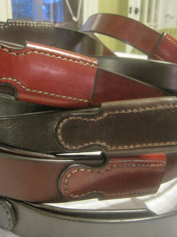 Fat Boy Belt by TwoFoolsLeatherGoods on Etsy