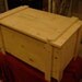 unfinished pine toy box