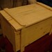 unfinished pine toy chest