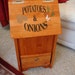 Custom made Potato and Onion Bin