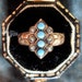 Antique Victorian Turquoise and Bead Ring