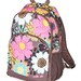 Mocha Flower Backpack from Room It Up, monogrammed, embroideried with your name, customized