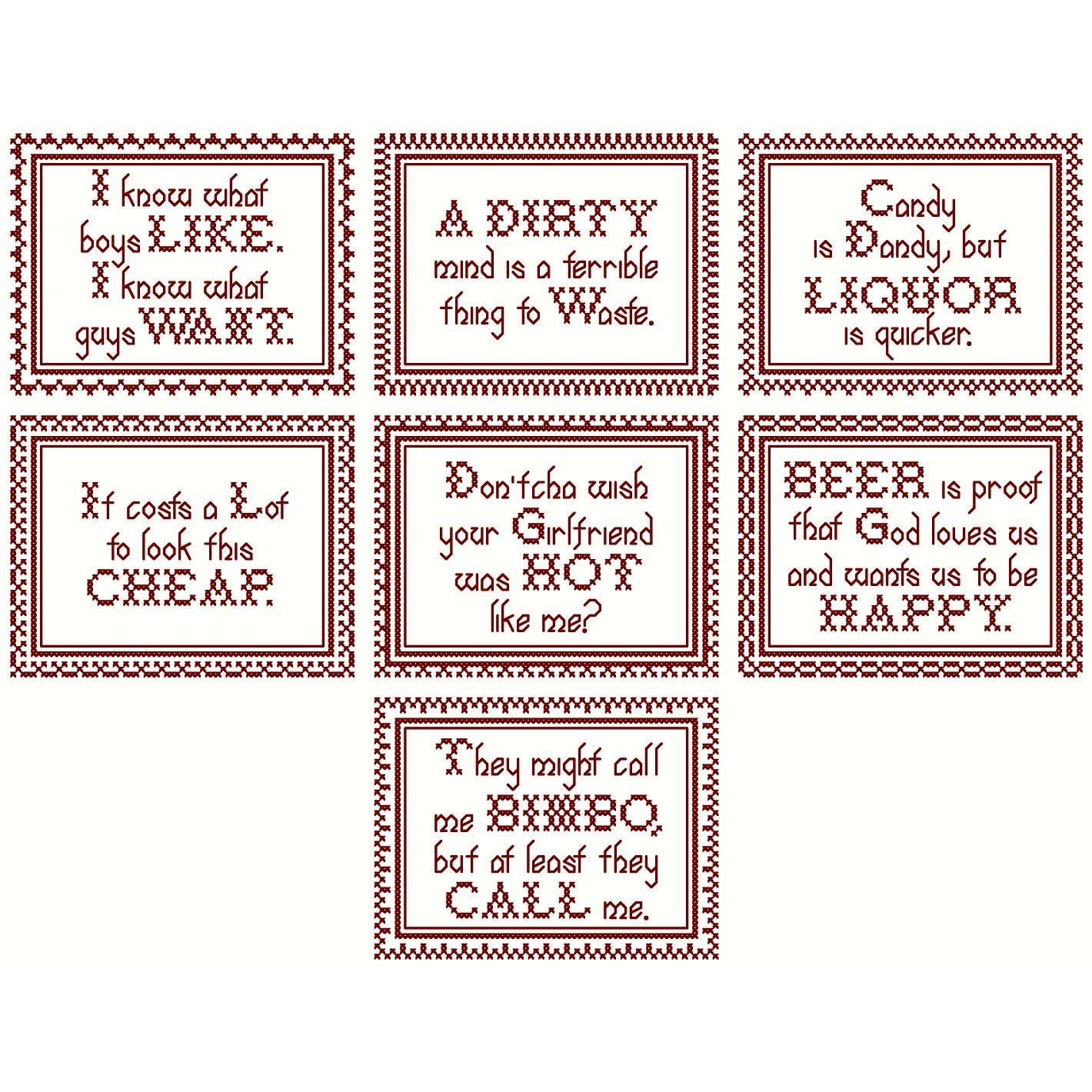 make your very naughty cross stitch make your very naughty cross stitch