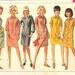 1960s Mod Mad Men Womens Dress Vintage FACTORY FOLDED Sewing Pattern Simplicity 6970 Bust 34