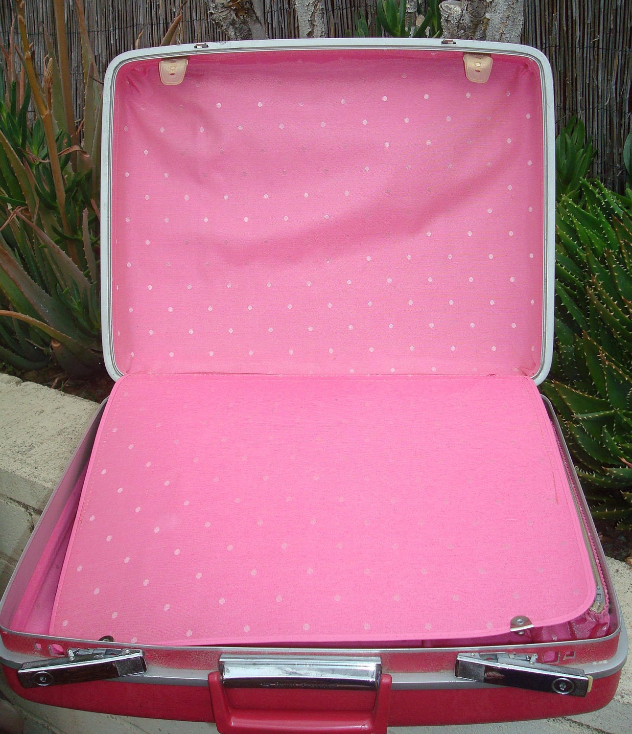 Vintage Barbie Pink Retro Weekender Suitcase Travel Case