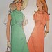 Reserved for Lynda Vintage Vogue 7741 Sewing Pattern Yoked Dress with Collar 1970 Bust 38