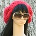 Beret Slouchy Boho Winter Fashion Stylish Tam For Women And Teens In Red