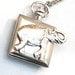 Steampunk - STOMPING ELEPHANT Pocket Watch Pendant - Necklace - GlazedBlackCherry