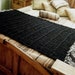 Black, Silver Gray, White Home Decor Fringe Throw Blanket - Metallic Sparkle Tassels - Free Shipping Worldwide