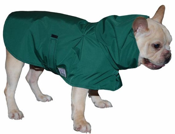 FRENCH BULLDOG Rain Coat Dog Raincoat Dog by VoyagersK9Apparel