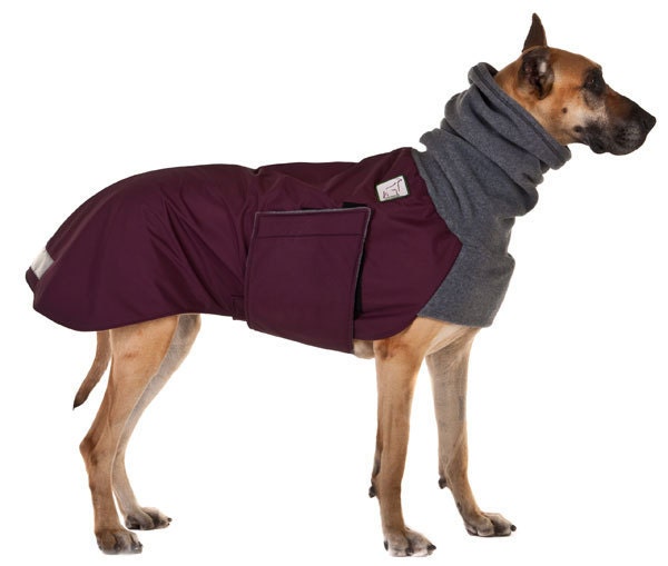 GREAT DANE Winter Dog Coat Dog Coat Winter by VoyagersK9Apparel