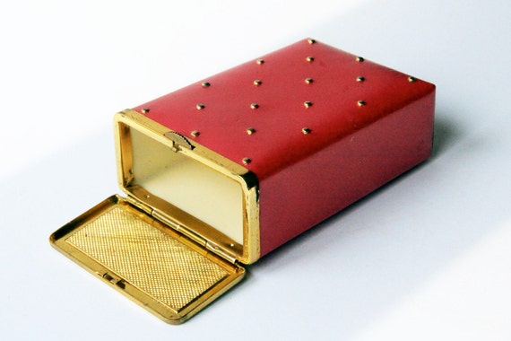 You Fancy Studded Raspberry Cigarette Case