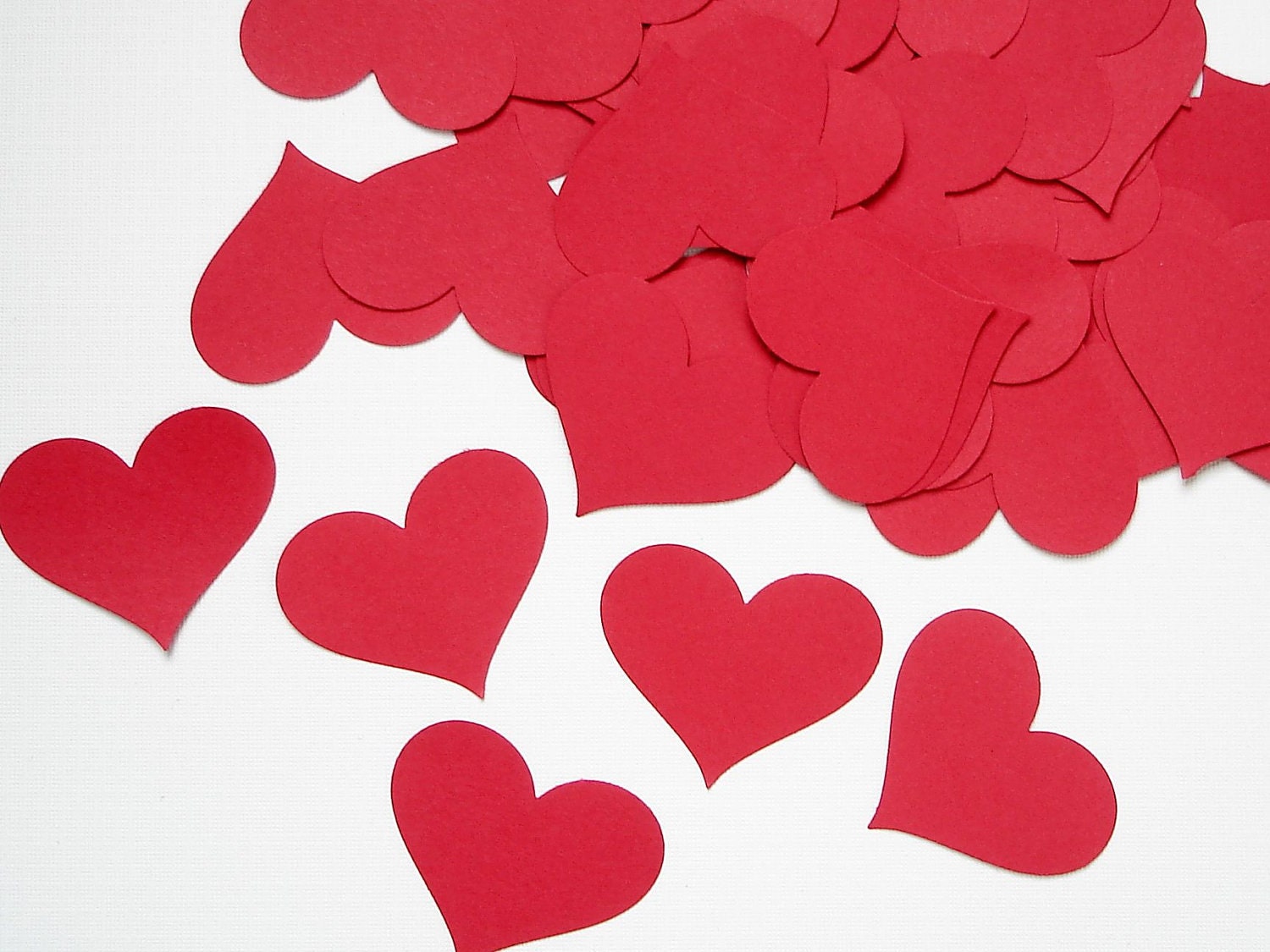 Red Heart Confetti 25CT, Valentine's Day Confetti, Wedding Party ...