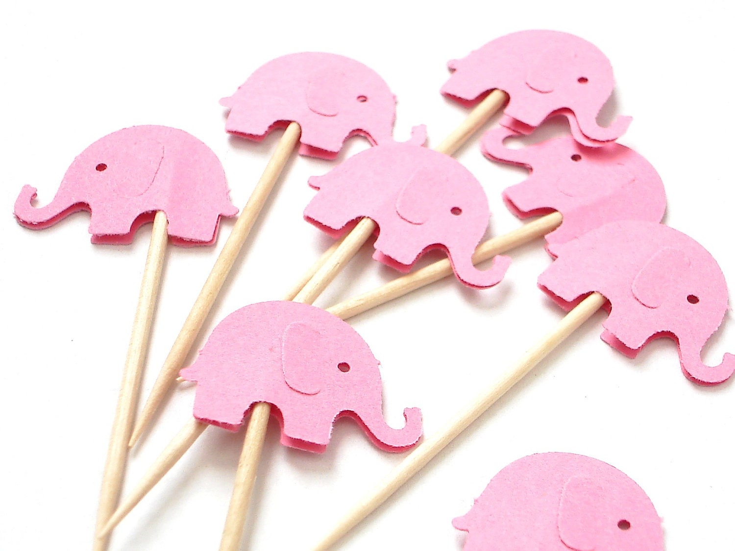24 decorative pink elephant party picks toothpicks food 24 decorative pink elephant party picks toothpicks food