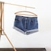 1980s Levis Cut Offs / Vintage Jean Shorts / Waist 34
