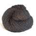 Pure Cashmere Recycled Yarn, Black Tweed, Worsted Weight, 183 yards, Handspun Yarn