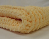 Knitted Baby Blanket - Yellow