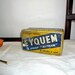 French antique garage spark plugs tin box Citroen