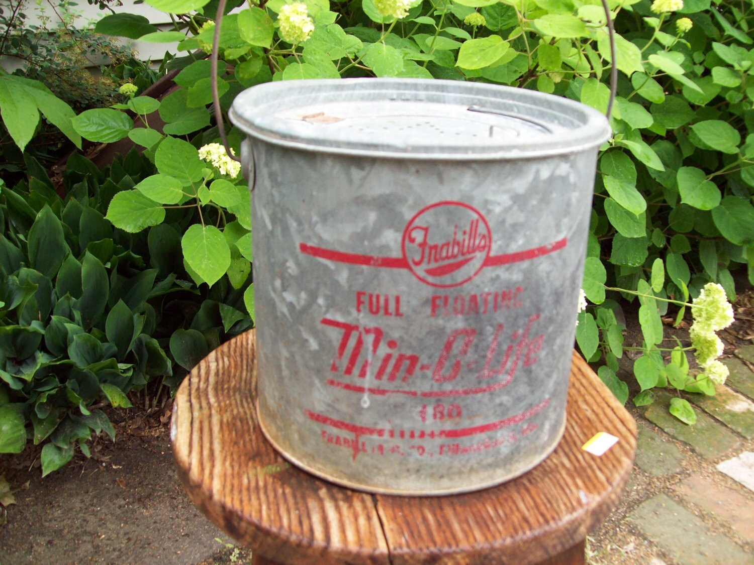 Vintage Minnow Bucket.