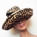 Vintage lined fake fur hat