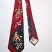 1940s Wide Tie with Bird in Tree