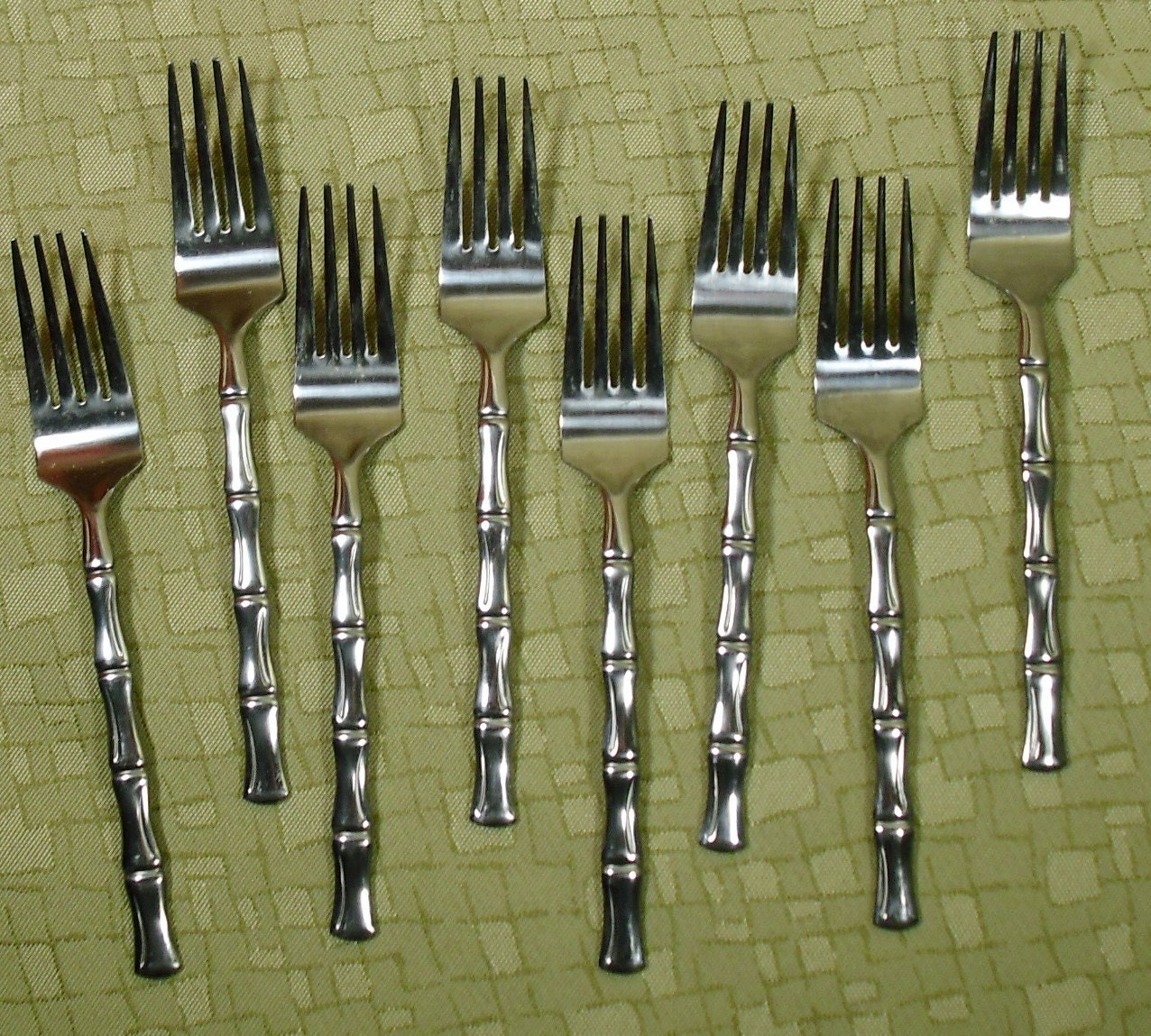 Lifetime Stainless Flatware in Bamboo Pattern LCU37 12