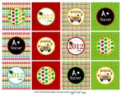 School Cupcake Toppers Graduation Teacher Appreciation 8.5x11 Jpeg DIGITAL File Il_170x135