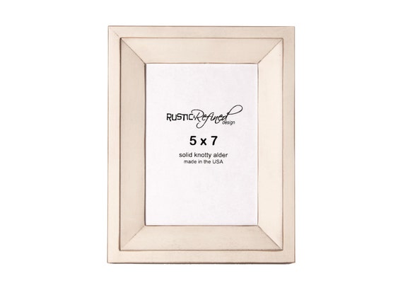 5x7 Haven picture frame White