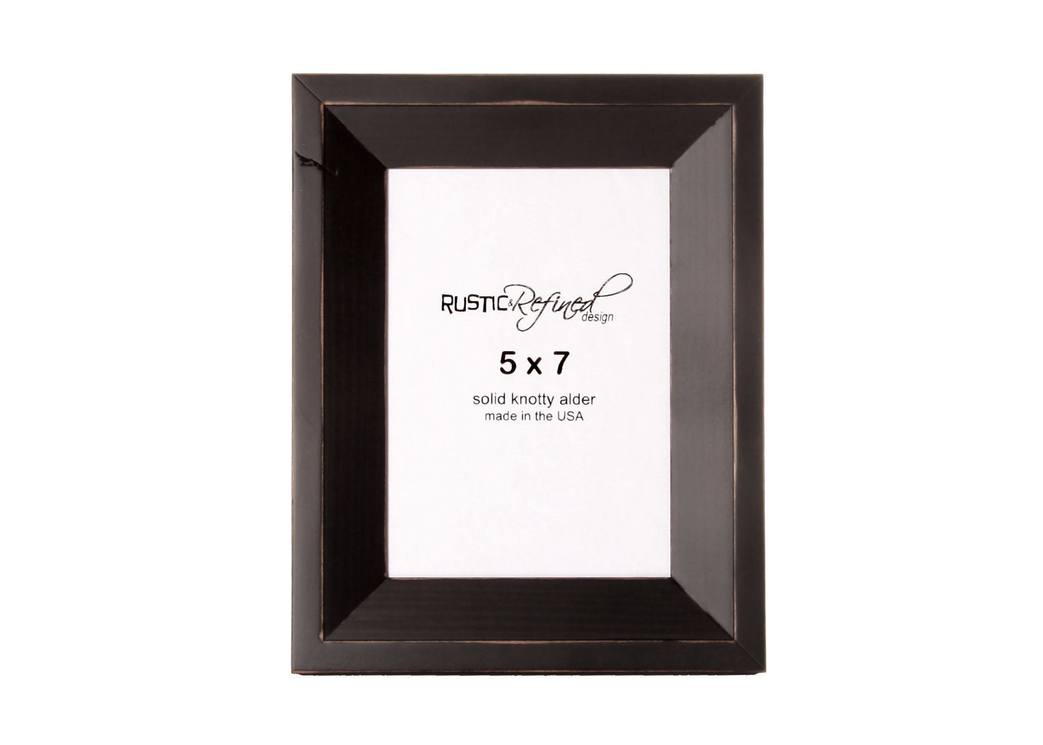5x7 Haven picture frame Black Free Shipping