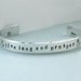 Live long and prosper - Cuff Bracelet - Hand Stamped Sterling Silver