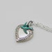 Little bird and heart ,Silver Locket,Heart Locket ,Silver Bridesmaid Necklace,Wedding Necklace,Love,Bird