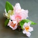cherry blossom hair clip - a bridal flower,hair accessory,headpiece,Wedding flower hair clip