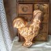 Vintage Copper Kitchen Mold Rooster