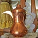 Antique Turkish Copper Teapot Handcrafted Primitive Coffee Pot Turkey Hand Forged