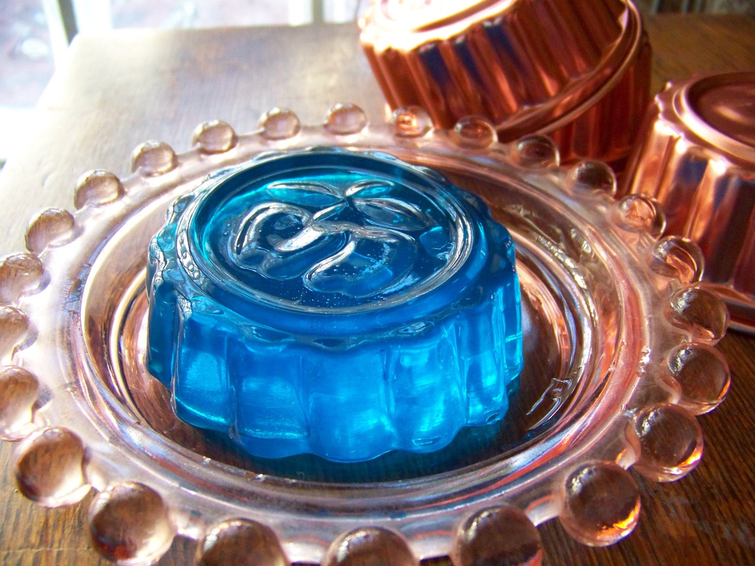 Vintage Copper Tone Jello Molds Set of Six Acorn by CynthiasAttic