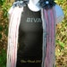 Short/Medium set of Bright Pink and White Dread lock falls